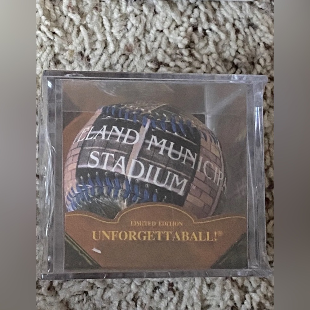 Cleveland Municipal Stadium Limited Edition Baseballs - Brand New, Unopened